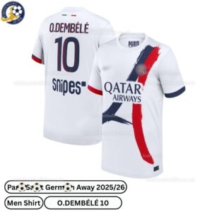 P^_^SG Away Men Football Shirt 2025_26 – O.DEMBÉLÉ 10